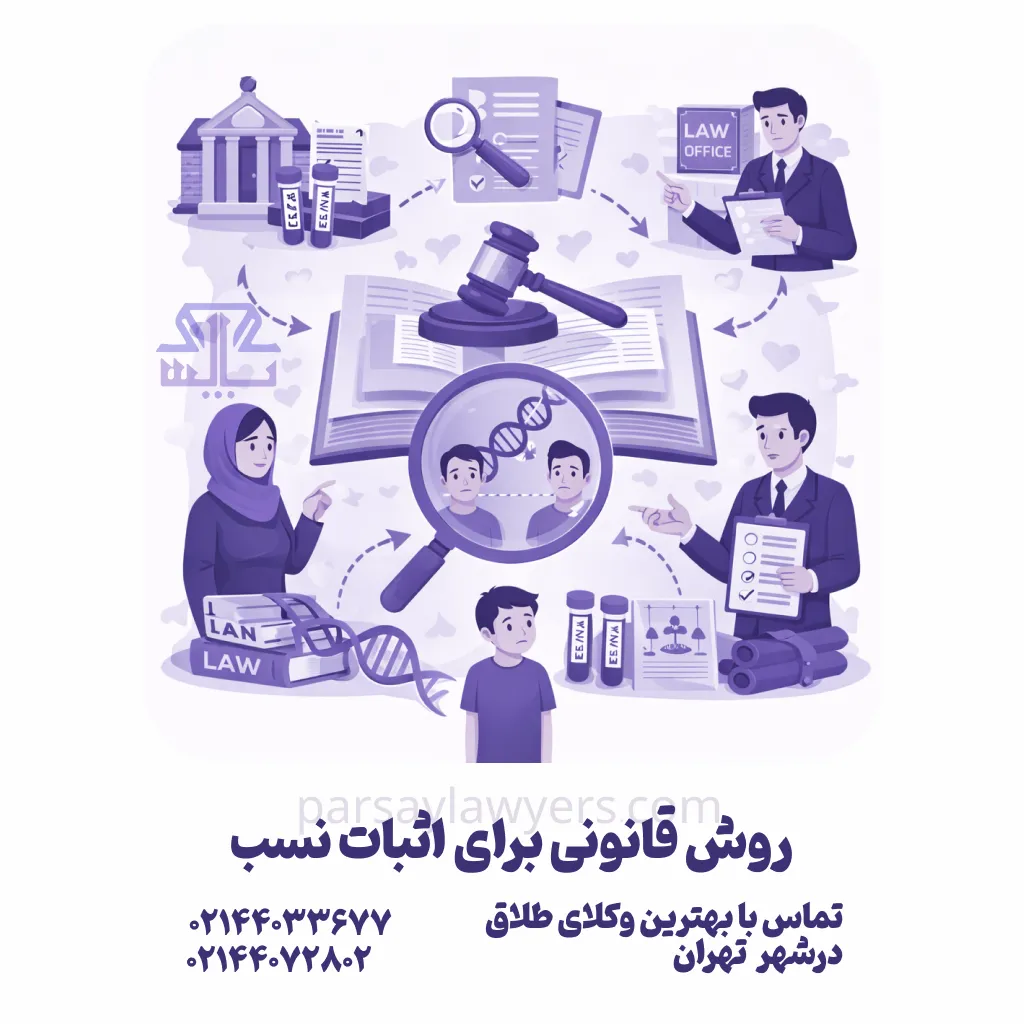 روش قانونی برای اثبات نسب