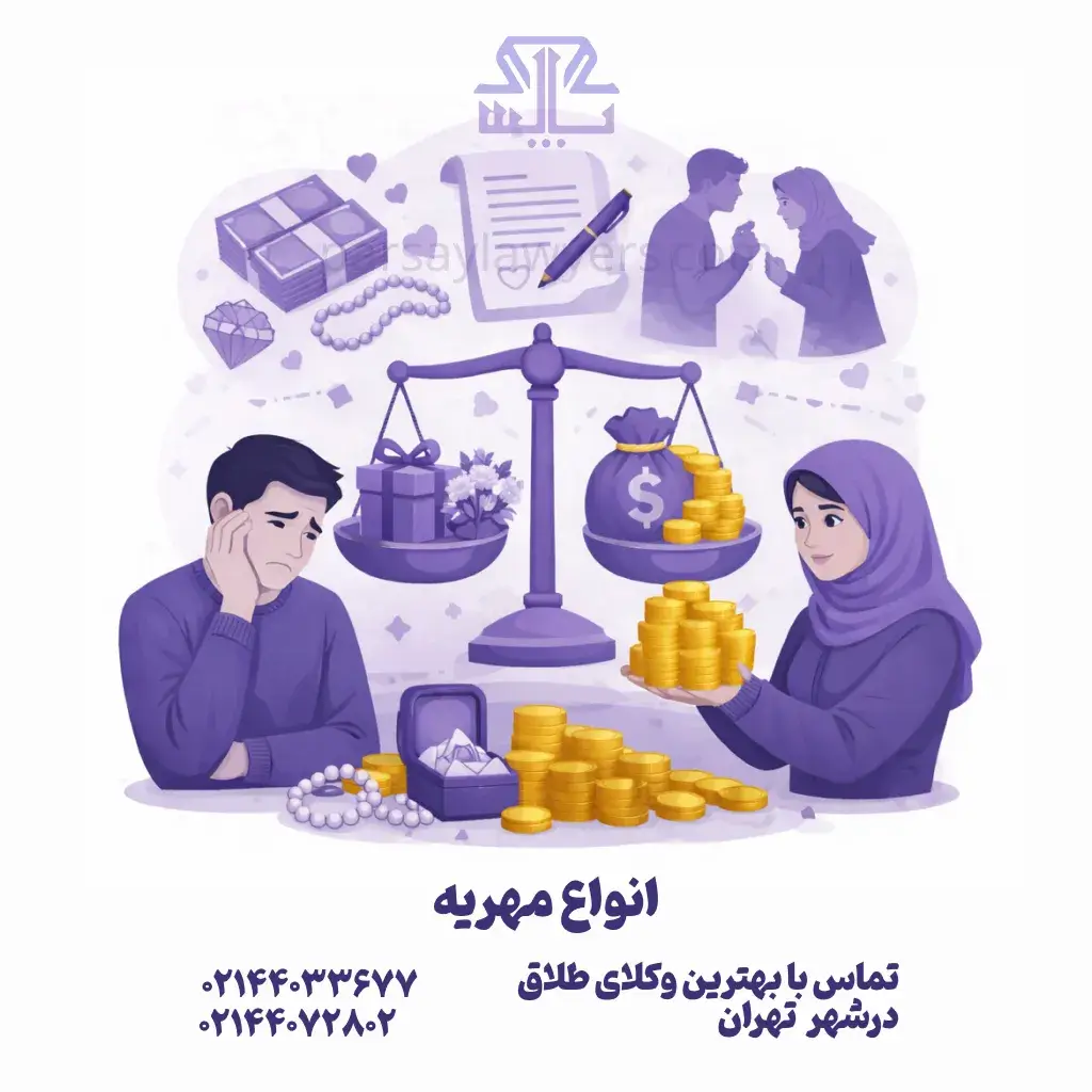 انواع مهریه